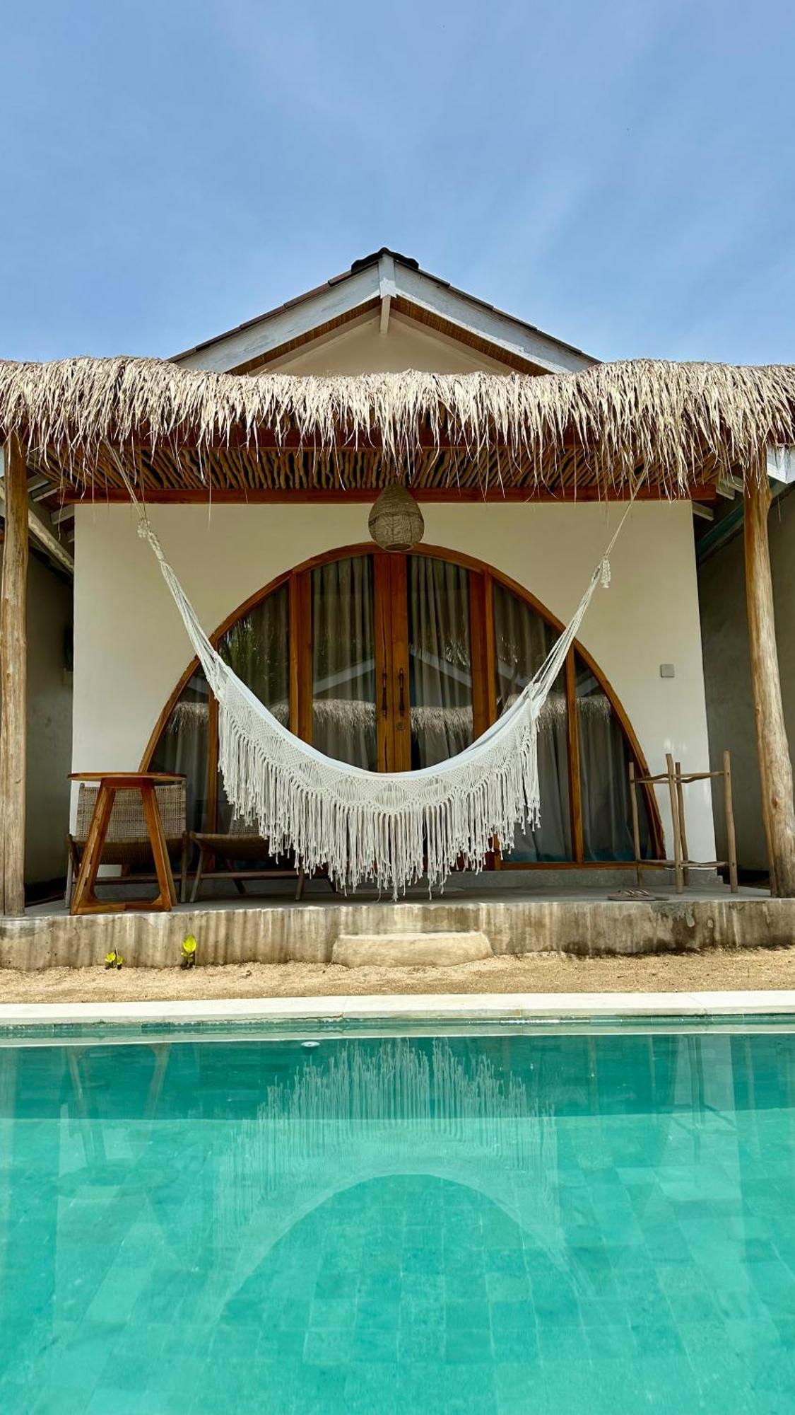 Rumah Canaria Bungalow Gili Trawangan Buitenkant foto
