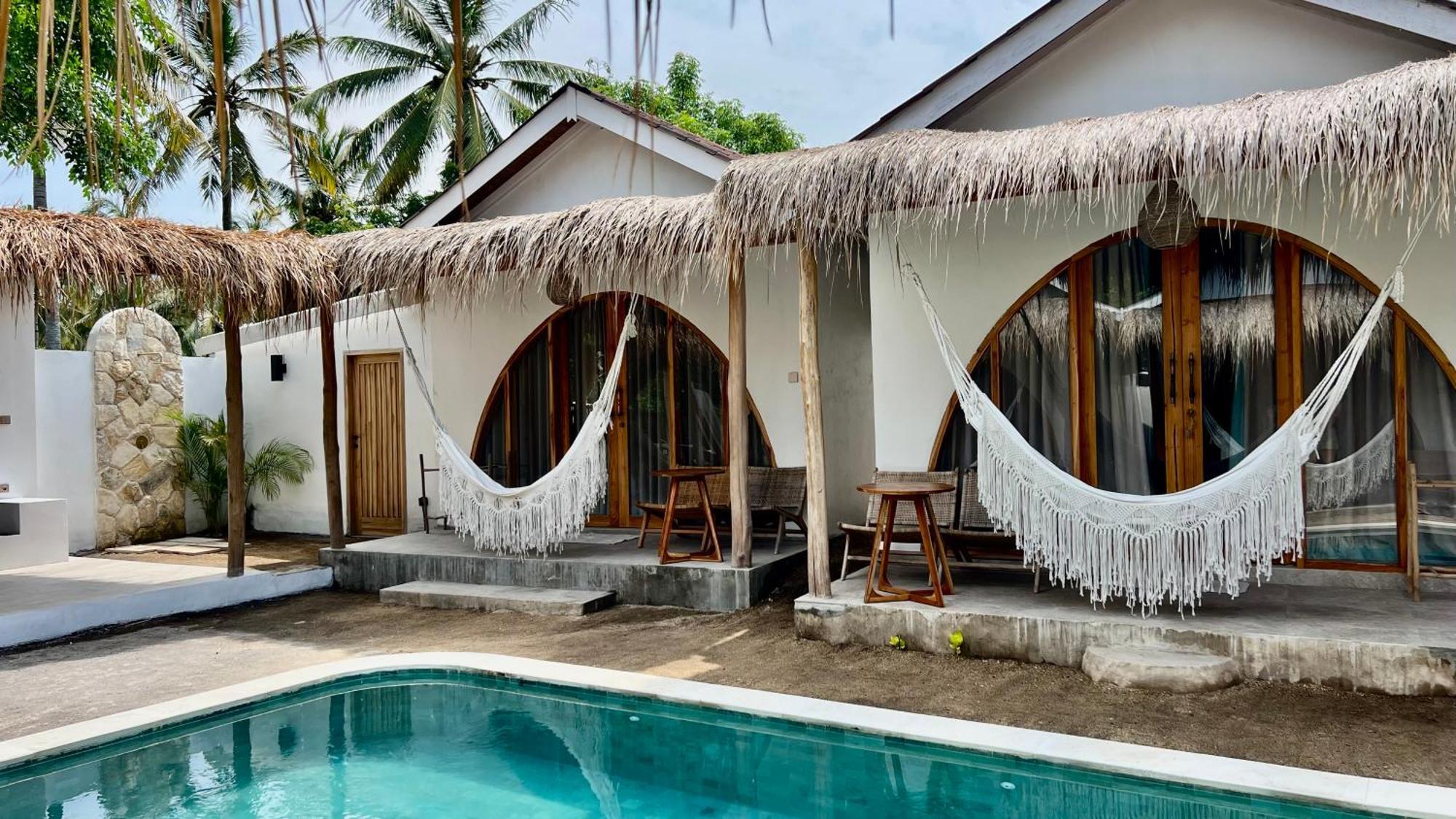 Rumah Canaria Bungalow Gili Trawangan Buitenkant foto